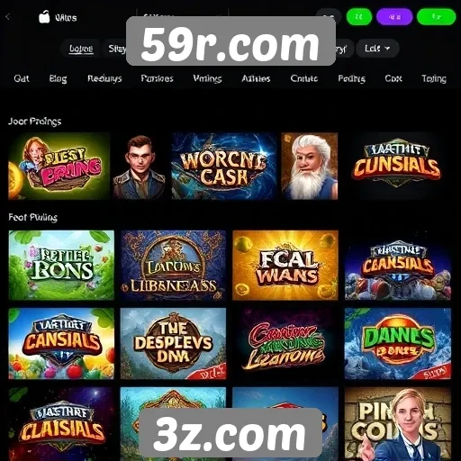 Comparativo de jogos populares no 59r.com